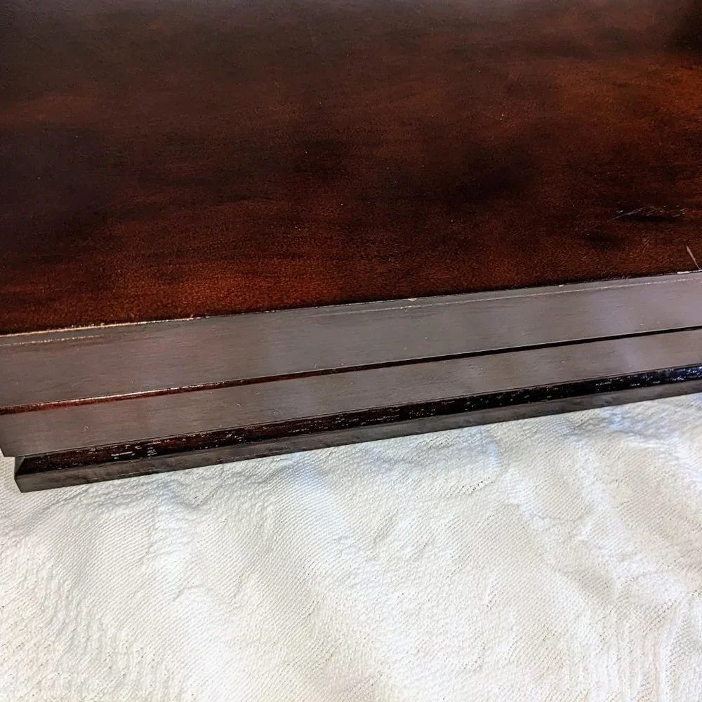 Powell Vintage Wooden Silverware/Flatware Storage Chest Box